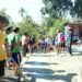 WARGA DUSUN LOMBOK GOTONG ROYONG BUAT JALAN RABAT BETON