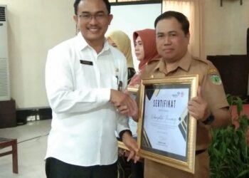 P2KBP3A PINRANG RAIH PENGHARGAAN TERTINGGI KE-3 REALISASI DAK SEMESTER I TAHUN 2023