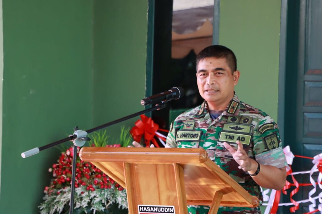 Brigjen TNI Sugeng Hartono Resmikan Koramil 1404-08/Lanrisang di Pinrang