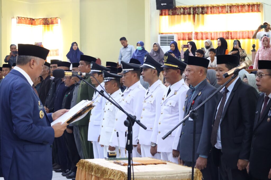 Akhir Tahun,Bupati Pinrang Melantik 85 Pejabat Teras Lingkup Pemkab Pinrang