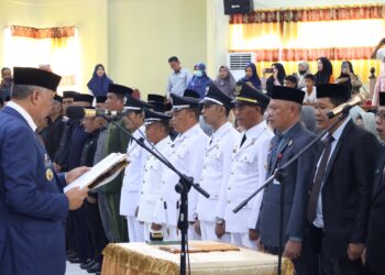 Akhir Tahun,Bupati Pinrang Melantik 85 Pejabat Teras Lingkup Pemkab Pinrang