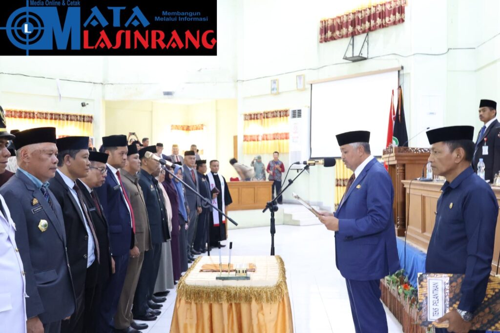 Ini Daftar Nama-Nama Pejabat Beserta Jabatannya Yang Baru Dilantik Bupati Pinrang