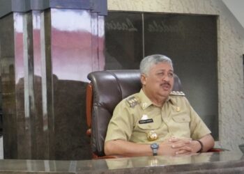 Bupati Pinrang Mengikuti Rakoor Pemprov Sulsel Secara Virtual