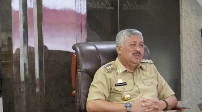 Bupati Pinrang Mengikuti Rakoor Pemprov Sulsel Secara Virtual