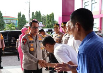 Kapolda Sulsel Irjen Pol, Andi Rian R, Djajadi Kunjungan Kerja di Pinrang