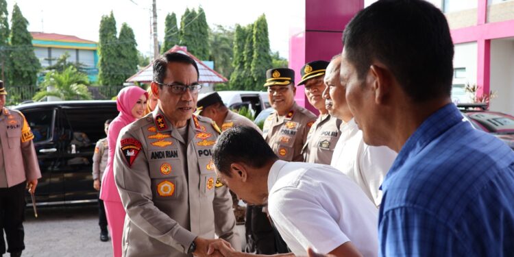 Kapolda Sulsel Irjen Pol, Andi Rian R, Djajadi Kunjungan Kerja di Pinrang