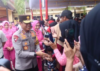 Kapolda Sulsel Gelar Baksos,Bakti Kesehatan Hingga Pasar Murah di Pinrang