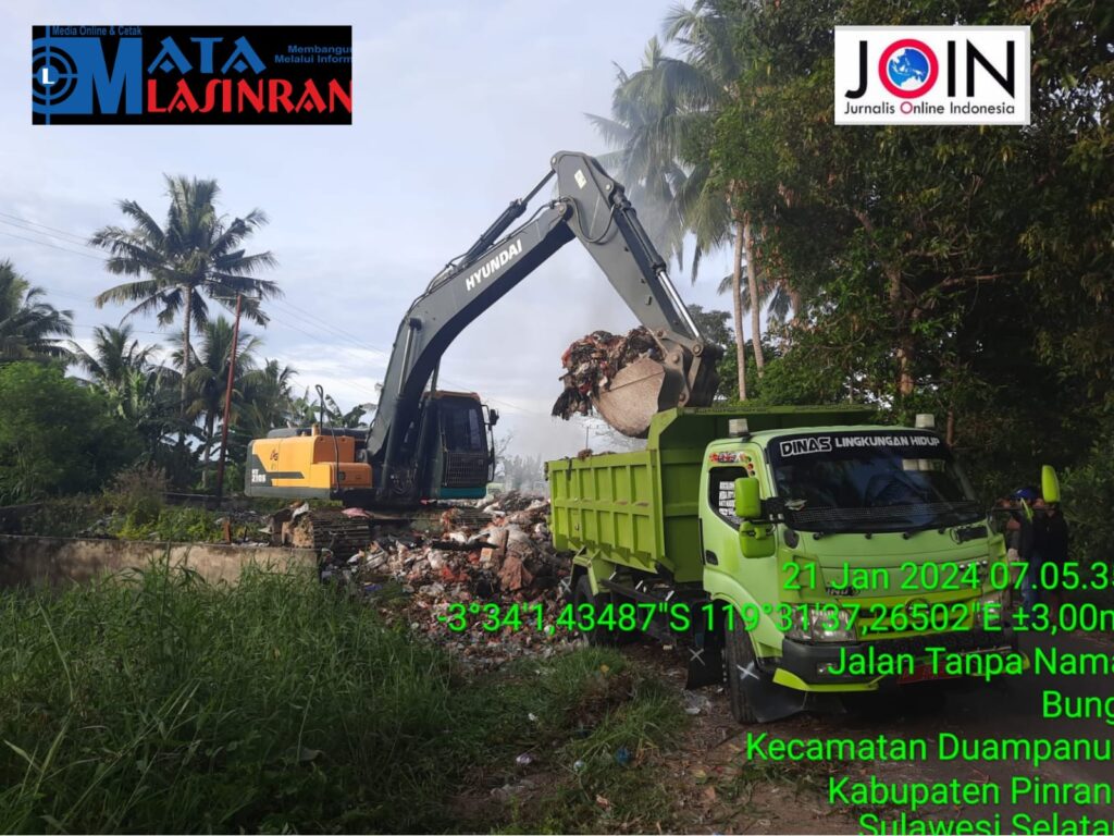 Sampah Menggunung, Kadis Perkim LH Pinrang: Pemerintah Desa Tidak Tegas