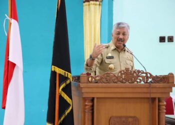 Rakerkab Abpednas Pinrang, Bupati Irwan: Jalin Komunikasi Bersama Apdesi