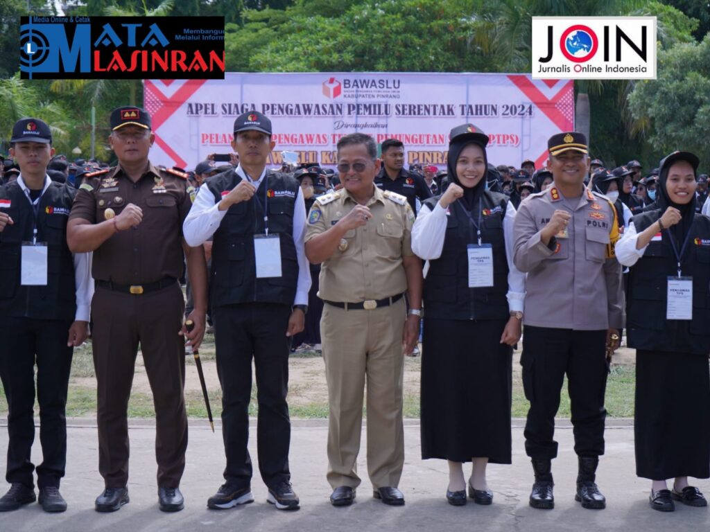1203 Orang PTPS di Pinrang Dilantik Dan Disumpah