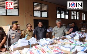 Bupati Pinrang Bersama Forkopimda Pantau Gudang Logistik KPUD