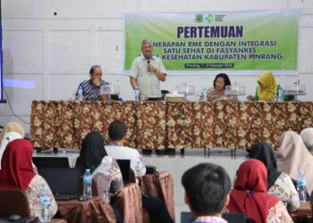 Bupati Pinrang Bersama Jajaran Dinas Kesehatan Gelar Rakoor 