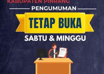 Disdukcapil Pinrang: Buka Pelayanan Adminduk Hari Sabtu dan Minggu