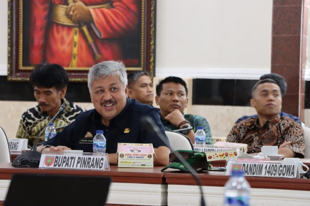 Bupati Irwan Menghadiri Rakor TNI Manunggal Membangun Desa (TMMD) ke – 119