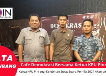 Ketua KPU Pinrang : Kelebihan Surat Suara Pemilu 2024 Akan Dimusnahkan 