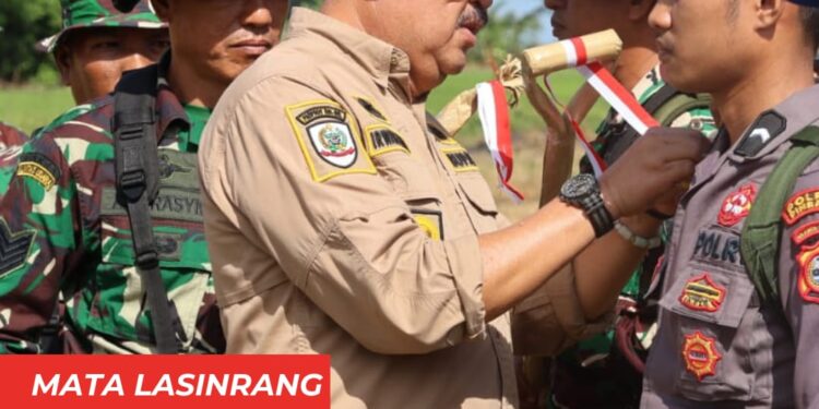 Bupati Pinrang Membuka Kegiatan TMMD ke-119 TH 2024 di Desa Siwolong Polong
