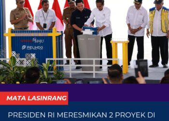 Presiden RI Resmikan Makassar New Port dan Sarana Instalasi Pengelolaan Air Limbah di Makassar
