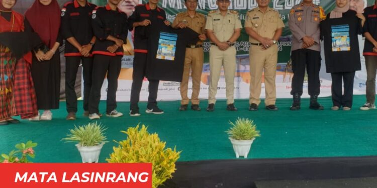 Wabup Pinrang Bersama Mahasiswa Dalam Gelar Himaprodi FBSI Mengabdi TH 2024