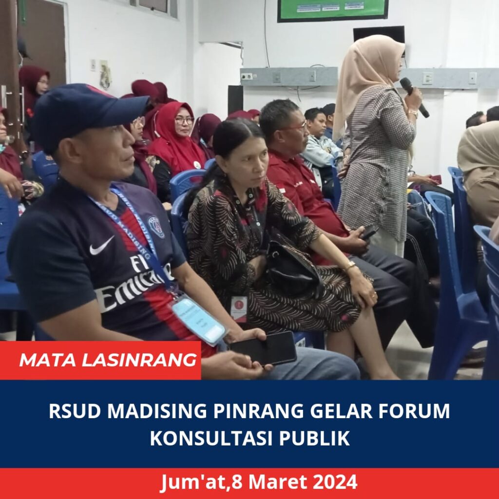 RSUD Madising Gelar Forum Konsultasi Publik