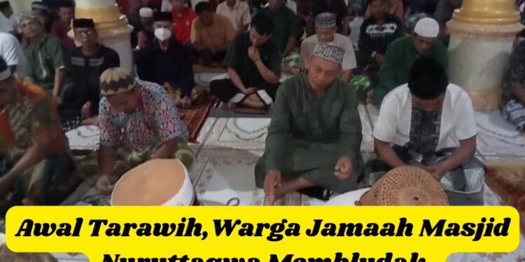 Tarawih Malam Pertama, Jamaah Masjid Nuruttaqwa RK 1 Bittoeng Membludak