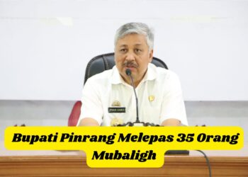 Bupati Pinrang Melepas 35 Orang Mubaligh