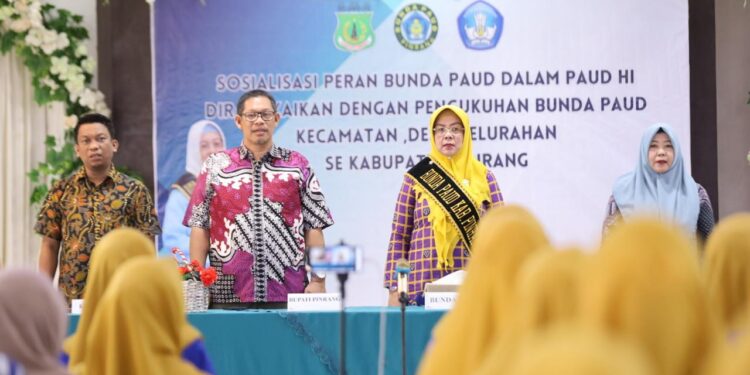 Bunda PAUD Kabupaten Pinrang Mengukuhkan Bunda PAUD Kecamatan Dan Desa/Kelurahan