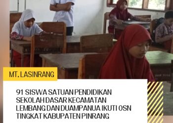 91 Siswa SD Kecamatan Lembang Dan Kecamatan Duampanua Ikuti OSN