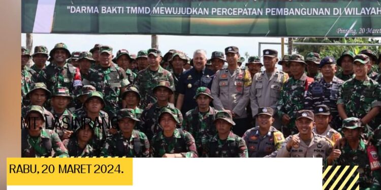 TMMD Ke- 119 TH 2024 Di Desa Siwolong Polong Secara Resmi Ditutup