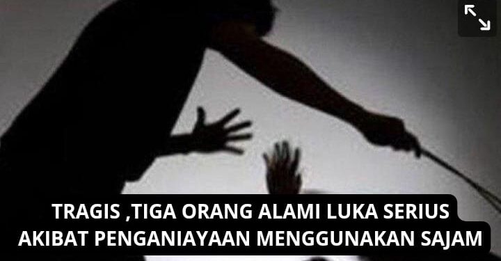 TRAGIS !! ,Tiga Warga di Pinrang Luka Serius Gegara Penganiayaan Menggunakan Sajam