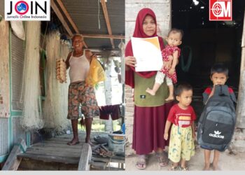 Berbagi Itu Indah,Ketua DPD JOIN Pinrang Sambangi Warga Tidak Mampu