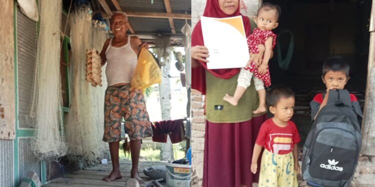 Berbagi Itu Indah,Ketua DPD JOIN Pinrang Sambangi Warga Tidak Mampu