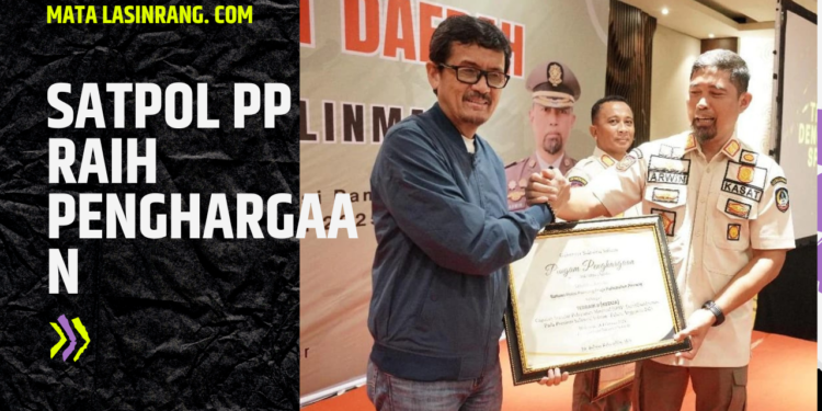 SAT POL PP PINRANG RAIH PIAGAM PENGHARGAAN DARI PJ, GUBERNUR SULSEL