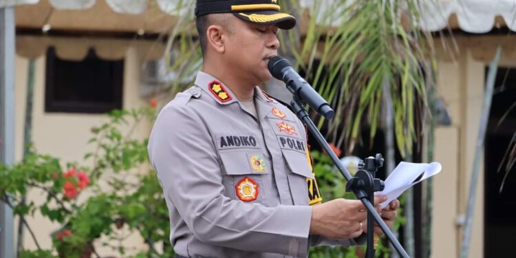 ANTISIPASI ARUS MUDIK LEBARAN,POLRES PINRANG APEL GELAR PASUKAN OPERASI KETUPAT TAHUN 2024