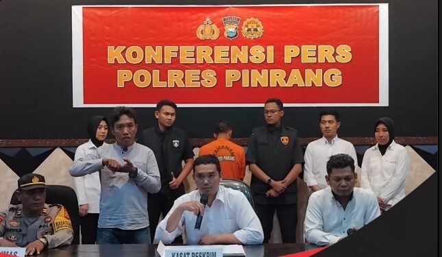2 Orang Tersangka Kasus Pembunuhan Pelayan Cafe Diamankan Polres Pinrang ” Ini Motifnya