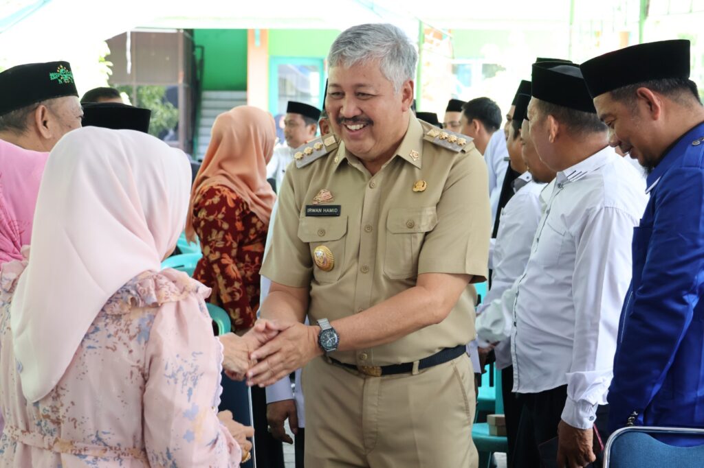 Bupati Pinrang Menghadiri Gelar Halal Bihalal Kemenag Pinrang