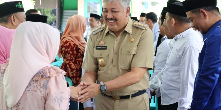 Bupati Pinrang Menghadiri Gelar Halal Bihalal Kemenag Pinrang