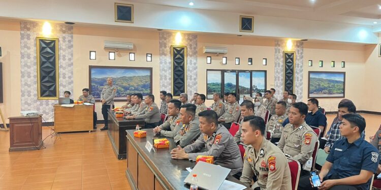 Kunjungan Tim Birorena Polda Sulsel Dalam Rangka Supervisi Anggaran Sumber PNBP T.A 2024