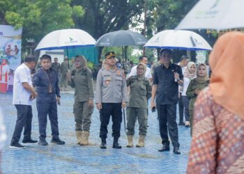 Kapolres Pinrang Hadiri Pelepasan Tugas Bupati dan Wakil Bupati Pinrang