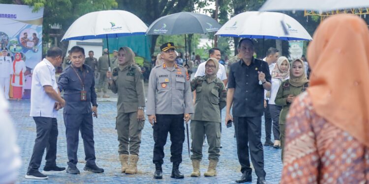 Kapolres Pinrang Hadiri Pelepasan Tugas Bupati dan Wakil Bupati Pinrang