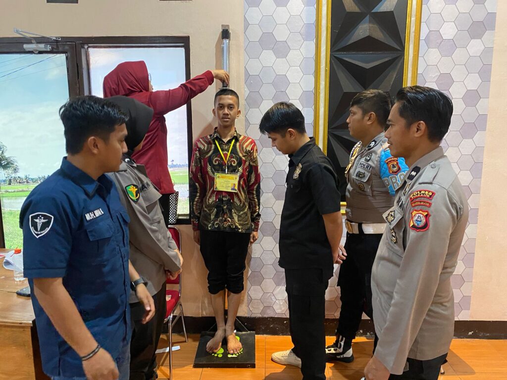 Ratusan Calon Bintara Dan Tamtama Polri Ikuti Rikmin Awal Di Mako Polres Pinrang