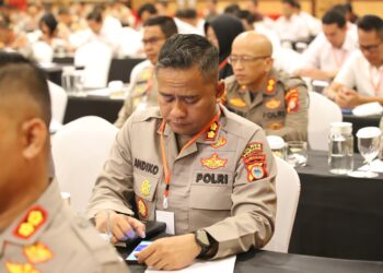 Kapolres Pinrang Hadiri Anev Gelar Operasi Triwulan I tahun 2024 Polda Sulawesi Selatan
