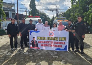 Dinkes bersama IDI- PSC 119 Pinrang Peduli Bencana Luwu