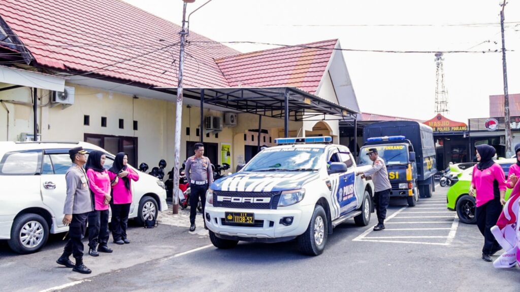 Polres Pinrang Salurkan Bantuan Logistik , Warga Terdampak Bencana Banjir