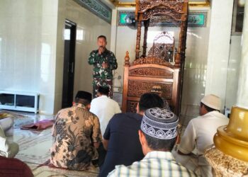Danramil 1404-06/Duampanua Shalat Jum’at Bersama Warga Binaan