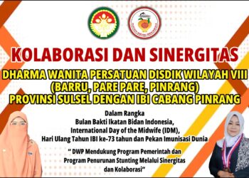 SINERGITAS DWP DISDIK WILAYAH VIII (BARRU-PARE-PINRANG) DALAM PENURUNAN STUNTING