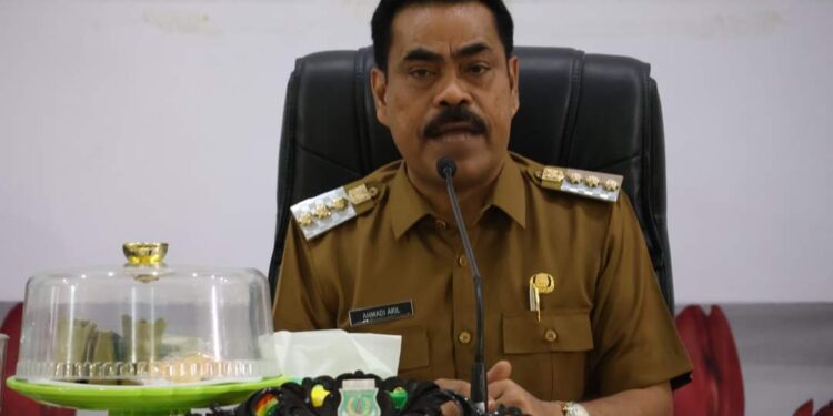 PJ, Bupati Rakor Bersama Camat,Lurah,Kedes Se-kabupaten Pinrang