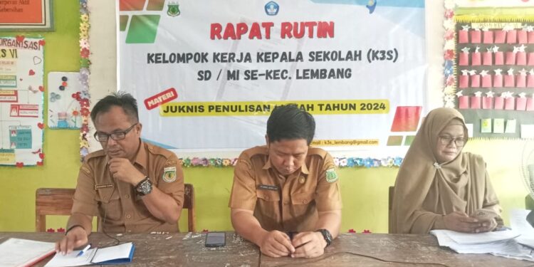 BAHAS 2 AGENDA, RAPAT RUTIN KKKS SD/MI BERSAMA KORWIL DIKBUD LEMBANG