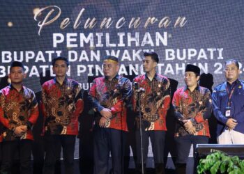 Peluncuran Pemilihan Umum (Pemilu) Kepala Daerah,Di Lasinrang Park.