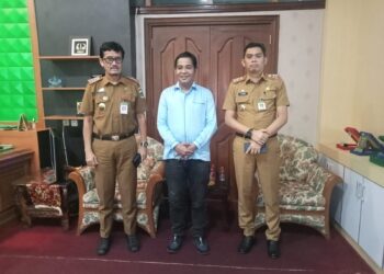 Ketua PJI Sulsel Akbar Hasan Gelar Audensi Bersama Sekda Kabupaten Pinrang