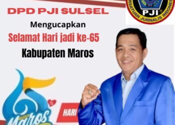 Hari Jadi Kabupaten Maros ke-65, Ketua DPD PJI Sulsel Mengapresiasi Kinerja Pemkab Maros
